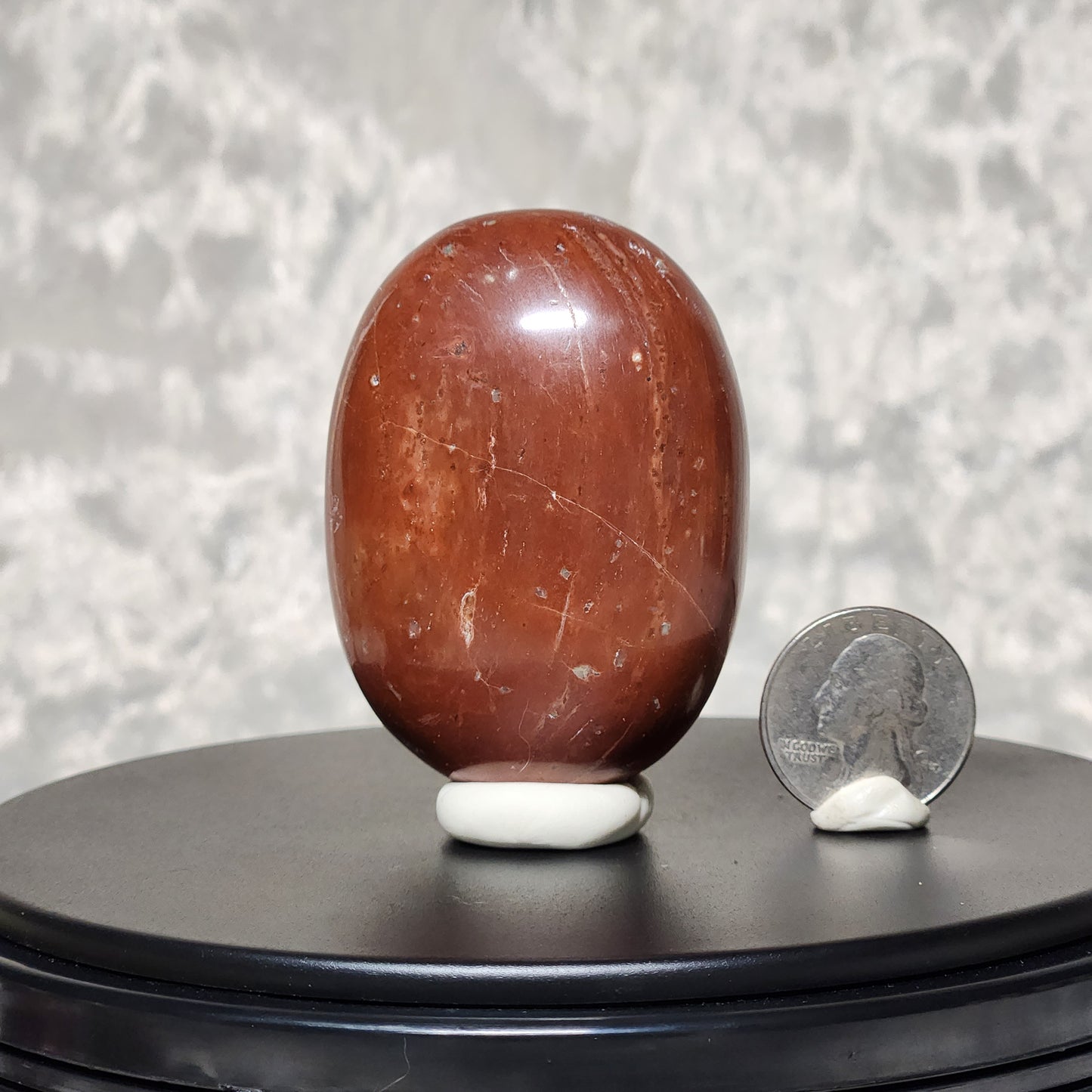 Red Jasper Palm Stone C