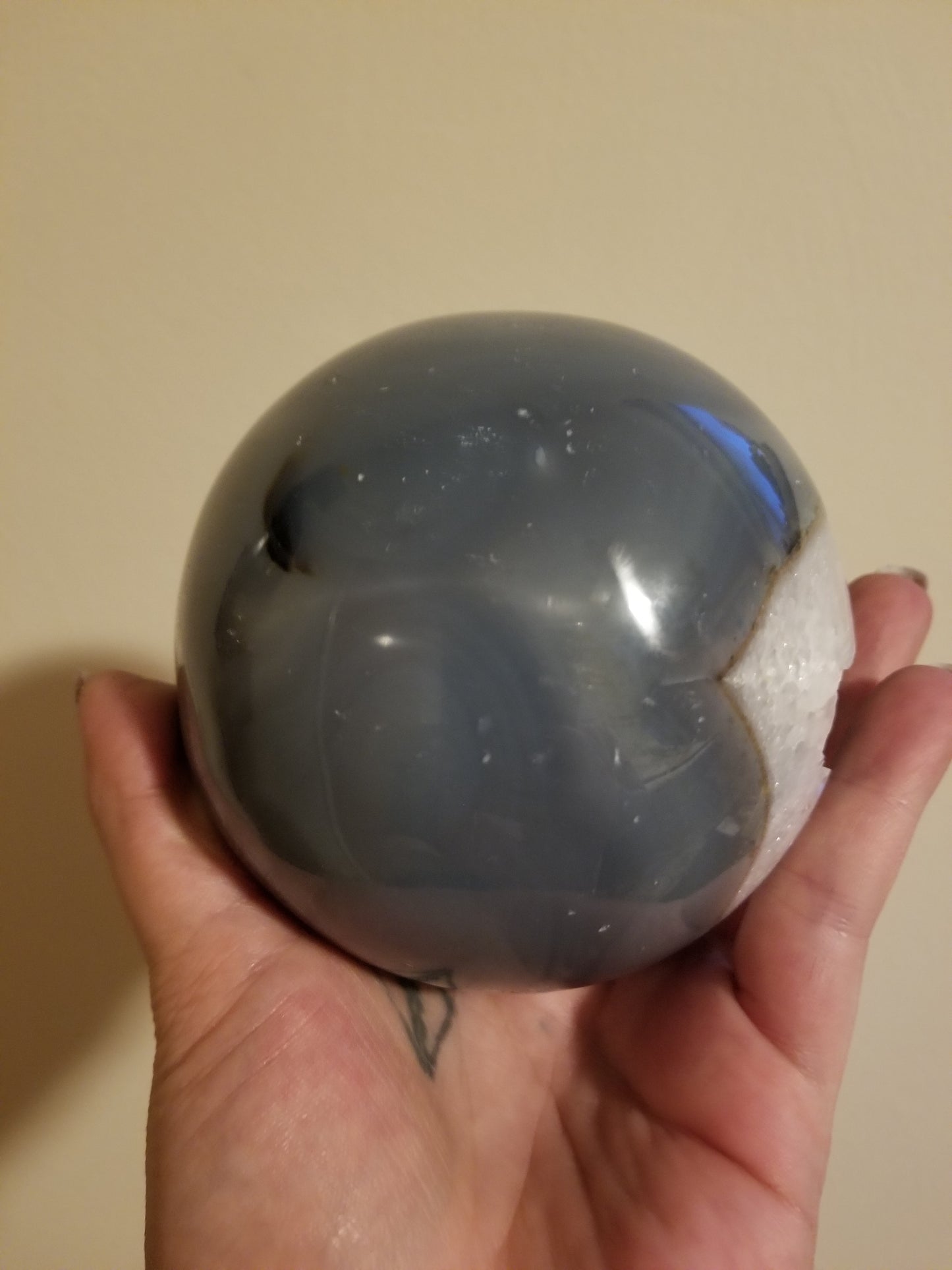 Druzy Agate Sphere