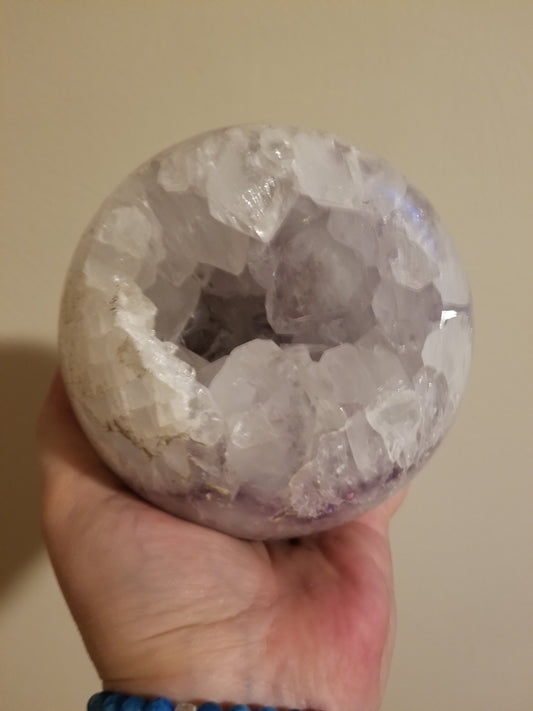 Ugandan Amethyst Geode Sphere