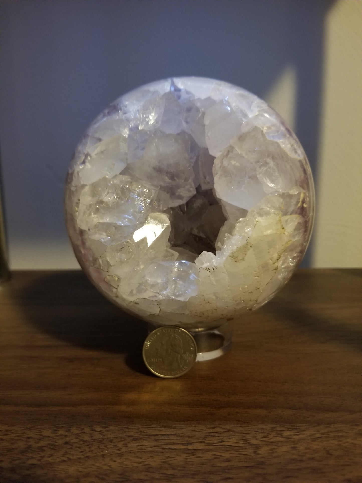 Ugandan Amethyst Geode Sphere