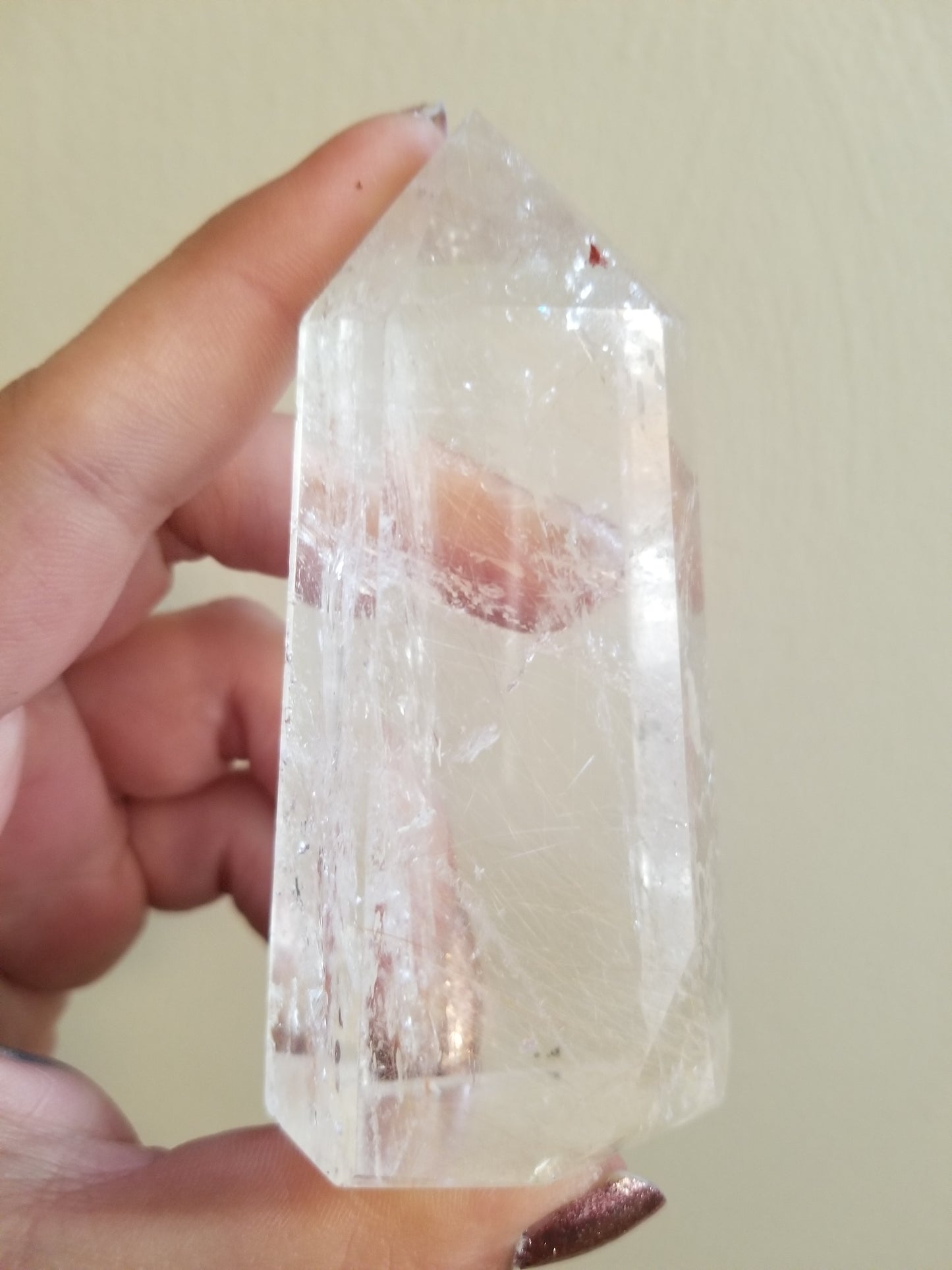 Silver Rutile Quartz Tower