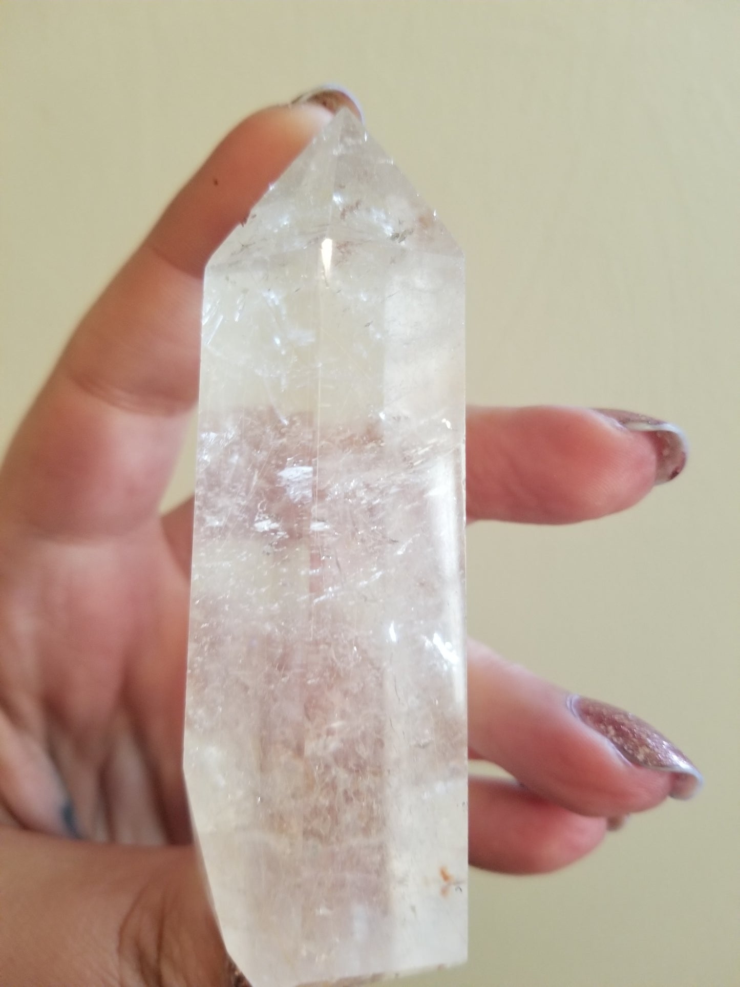 Silver Rutile Quartz Tower