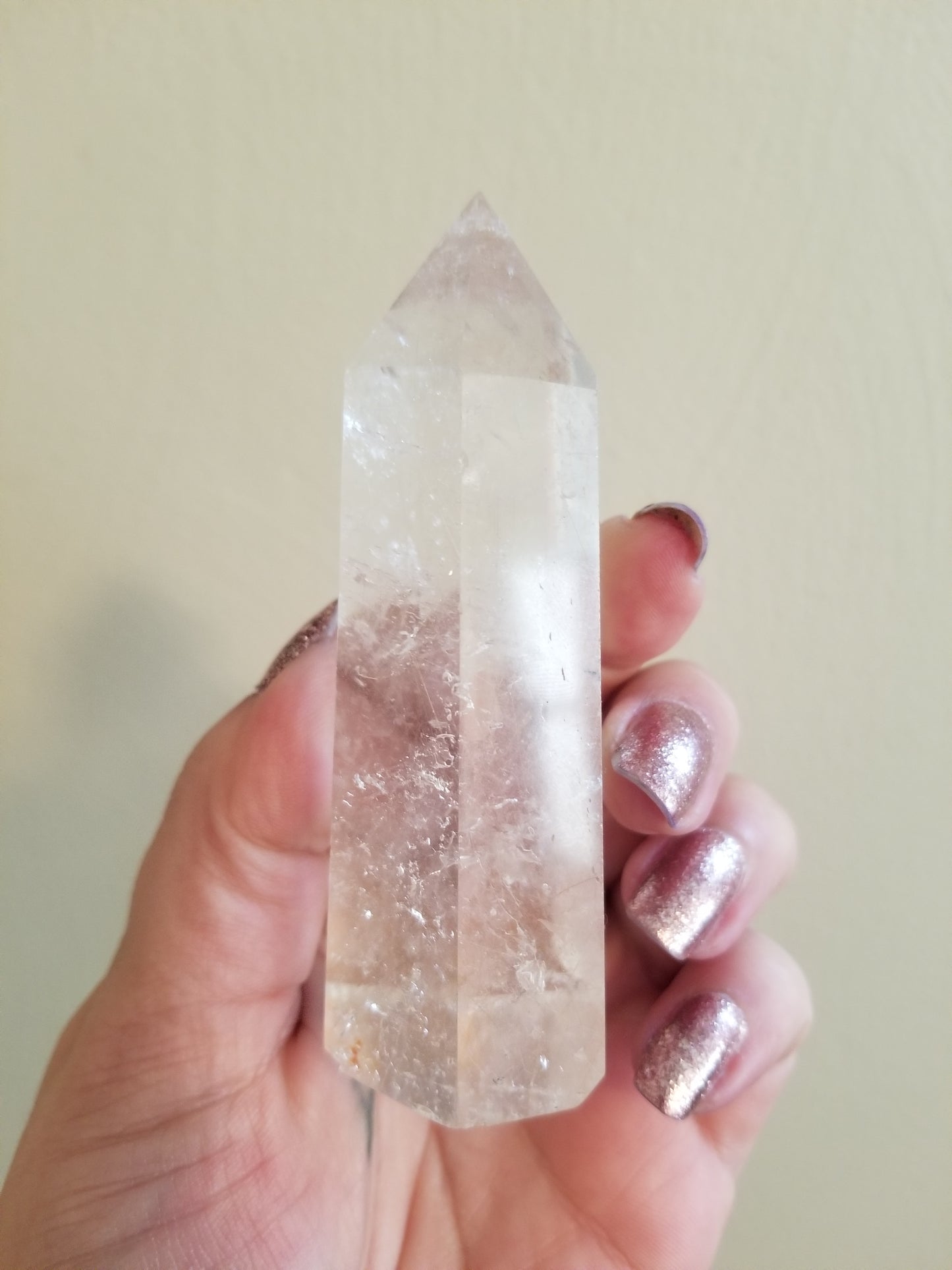 Silver Rutile Quartz Tower