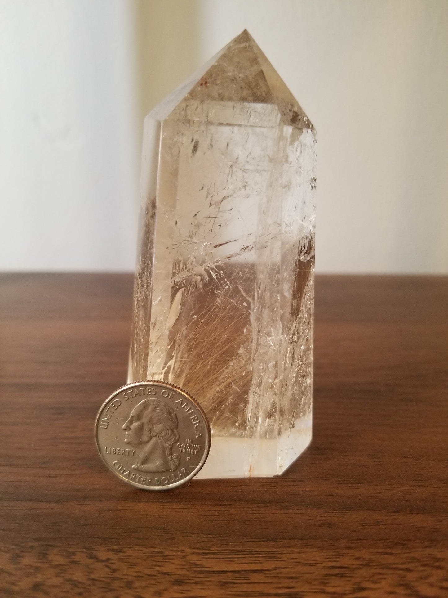 Silver Rutile Quartz Tower