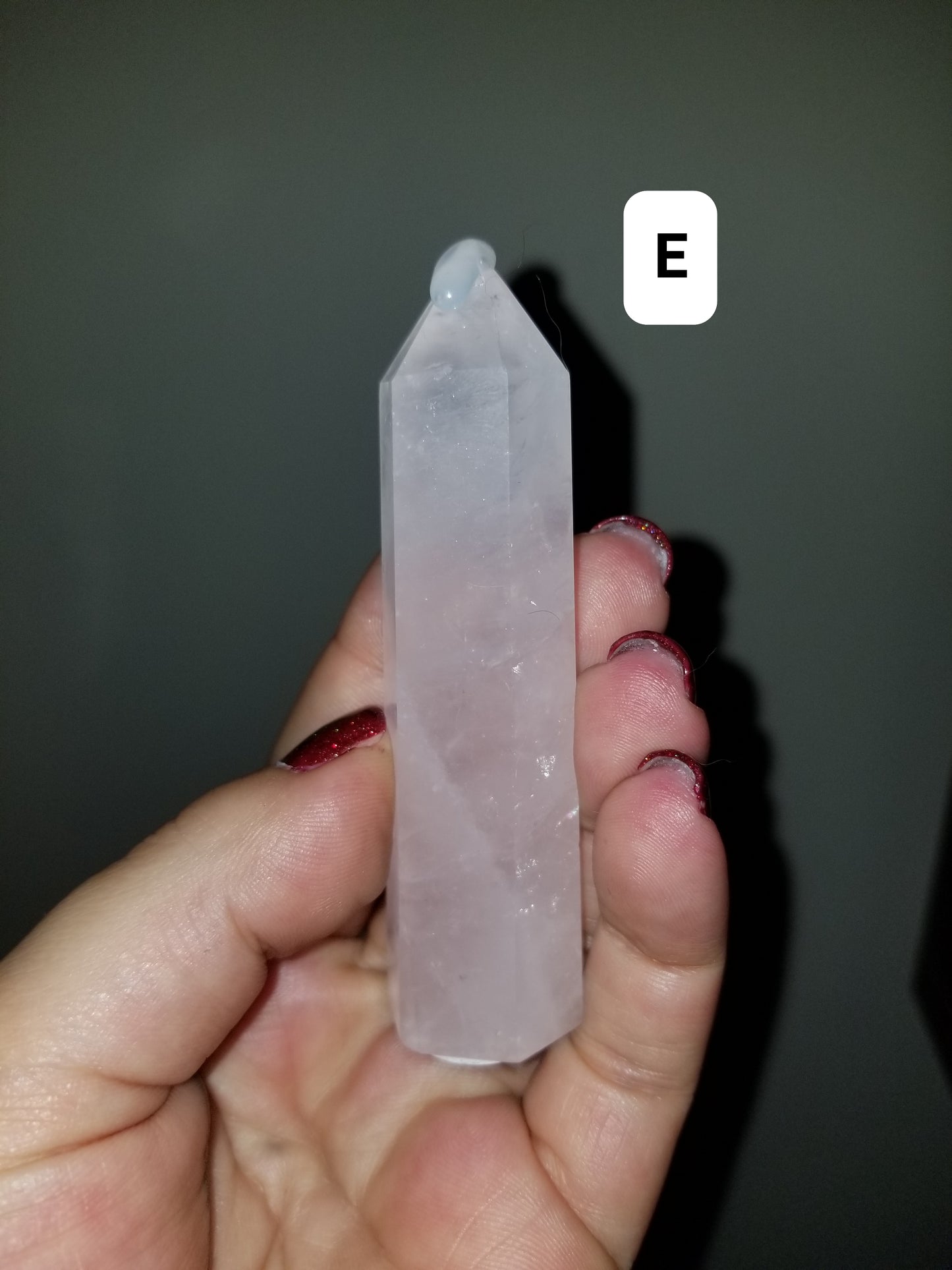 Small Rose Quartz Tower