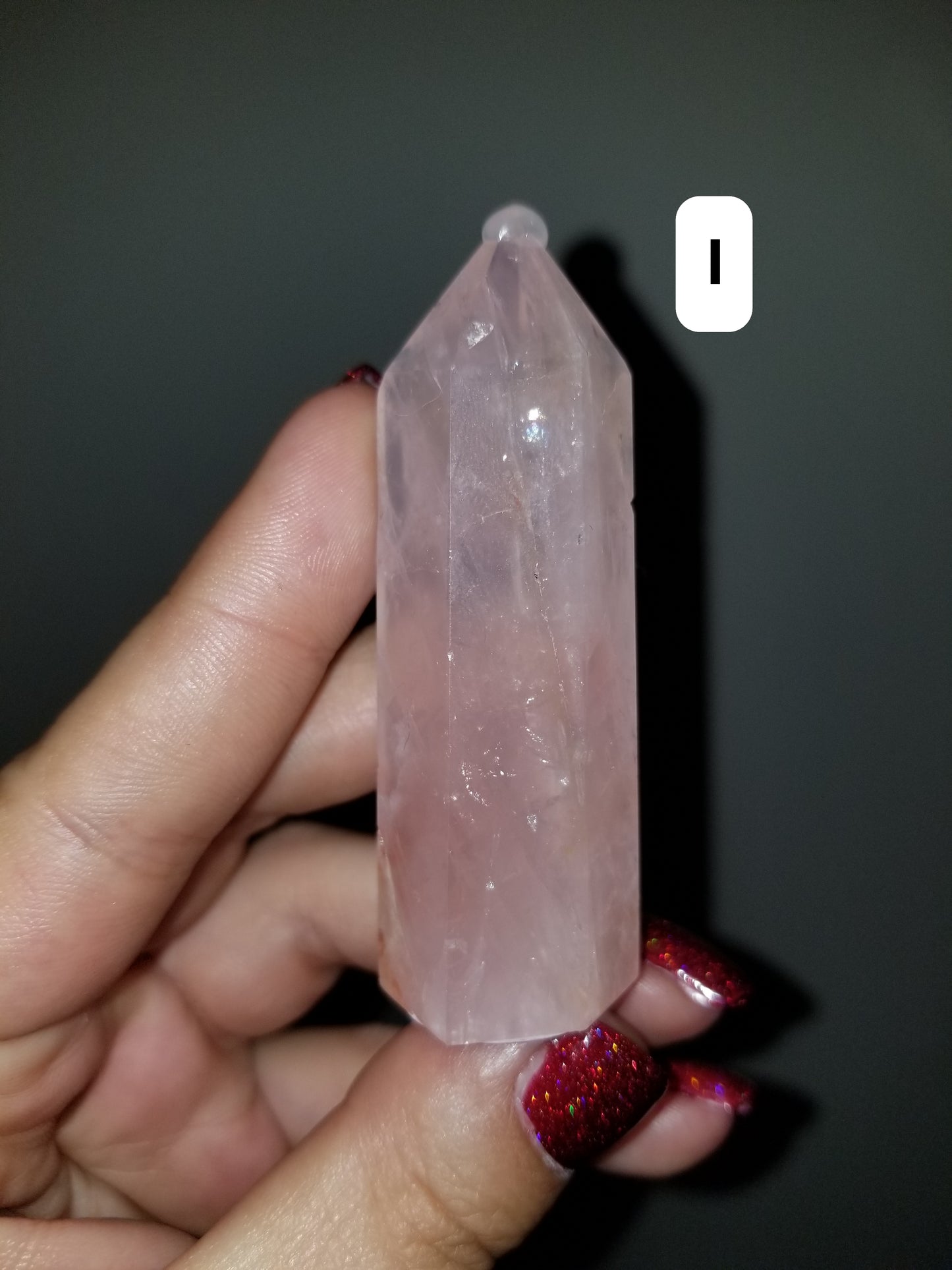 Small Rose Quartz Tower