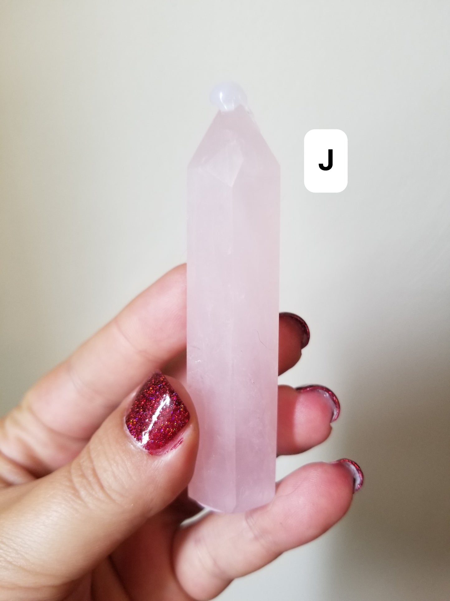 Small Rose Quartz Tower