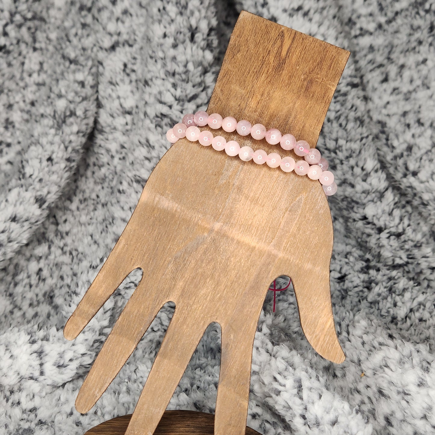 7mm Rose Quartz Bead Bracelet