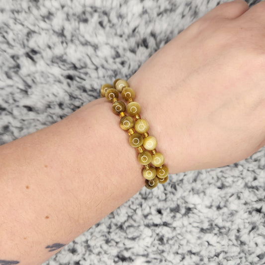 Golden Tiger Eye Bead Bracelet