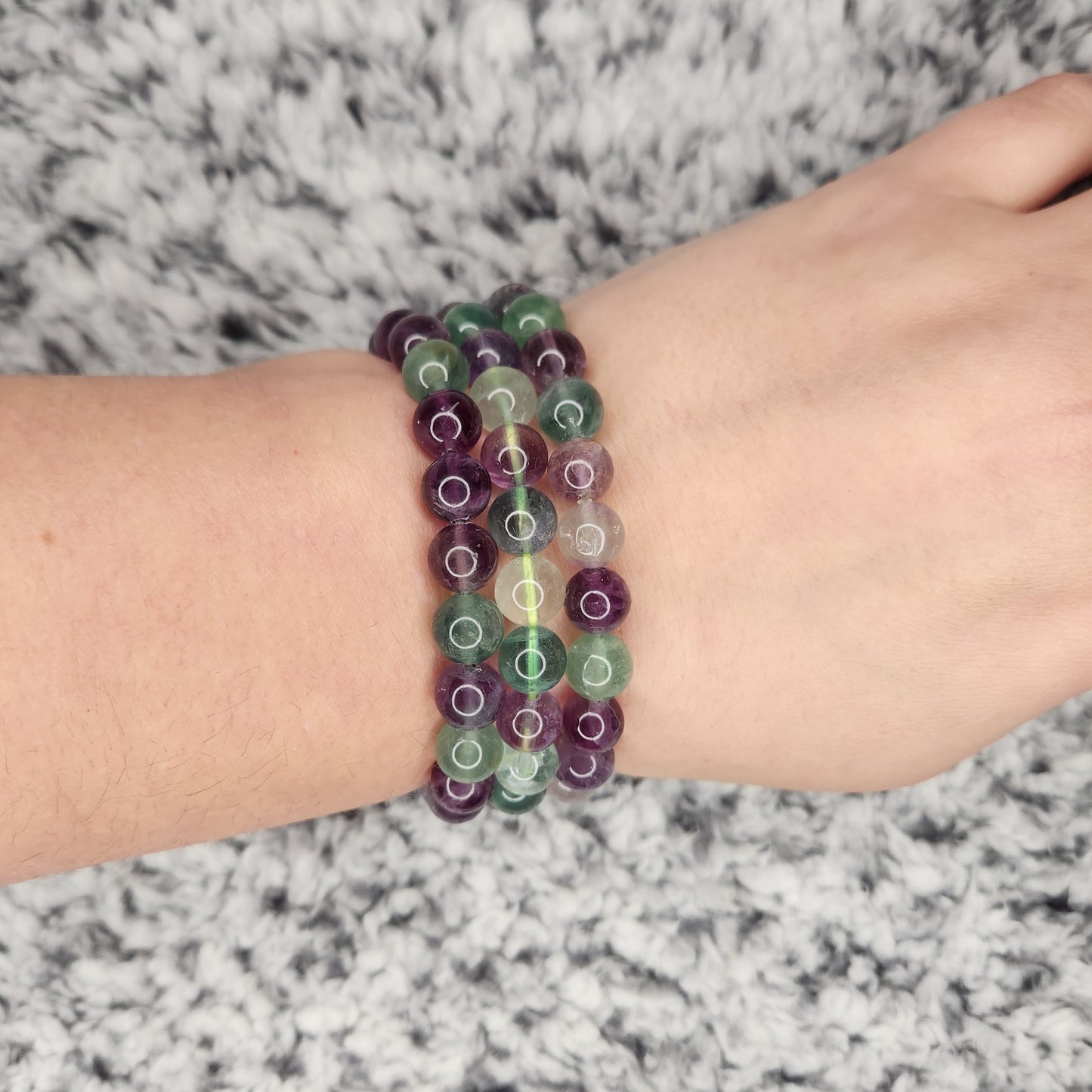 Fluorite Bead Bracelet