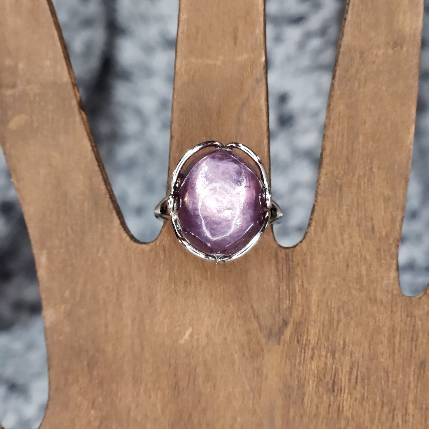 Purple Mica Ring