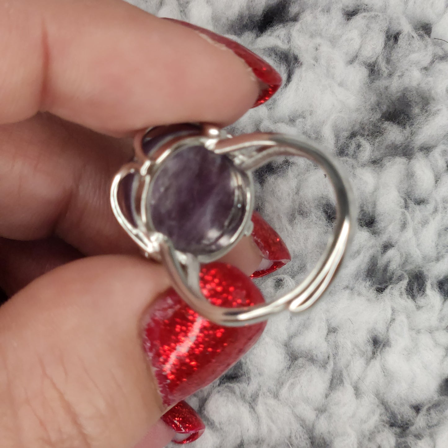 Purple Mica Ring