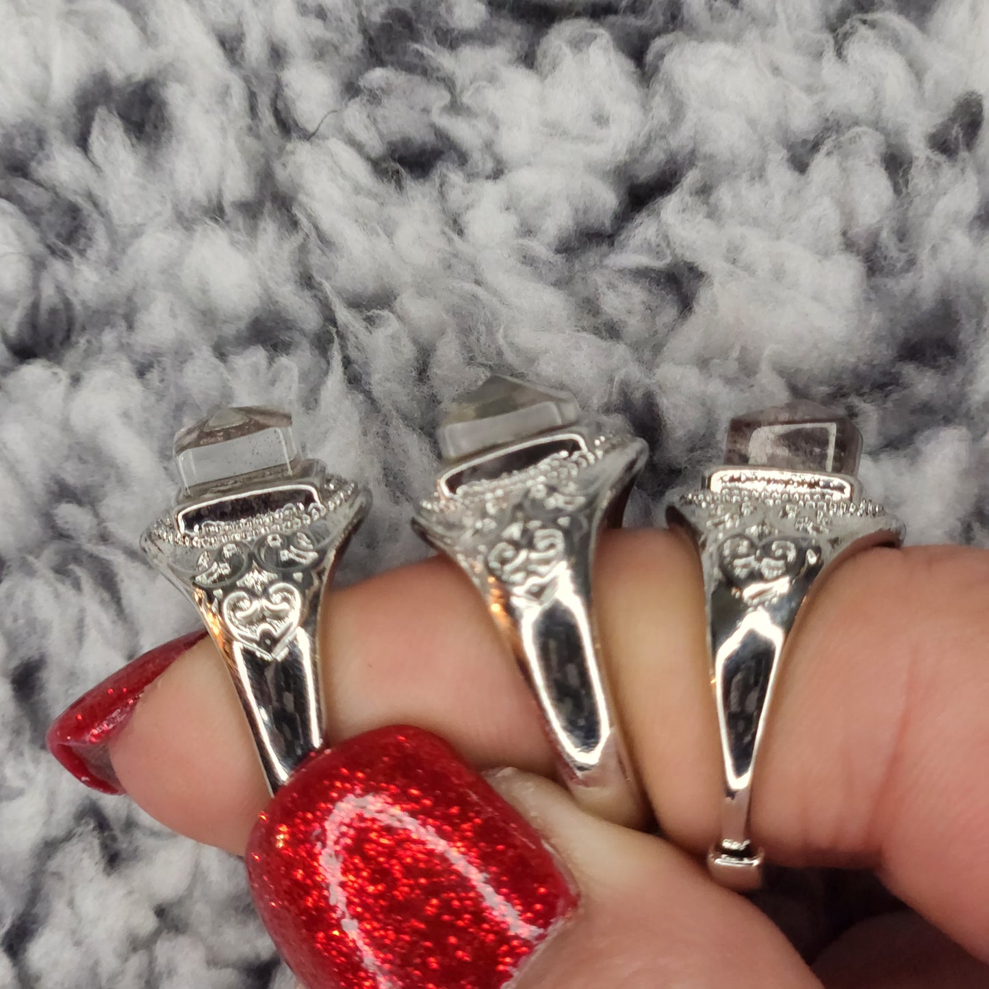 Garden Quartz Heart Ring