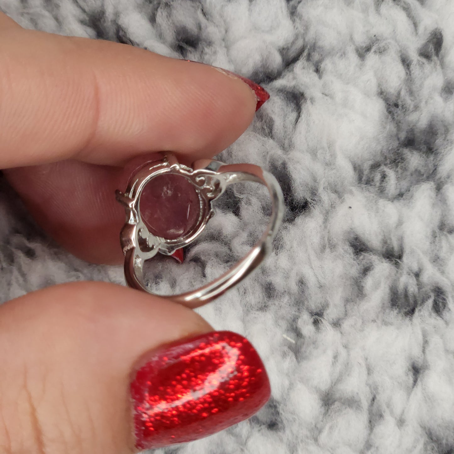 Strawberry Quartz Ring