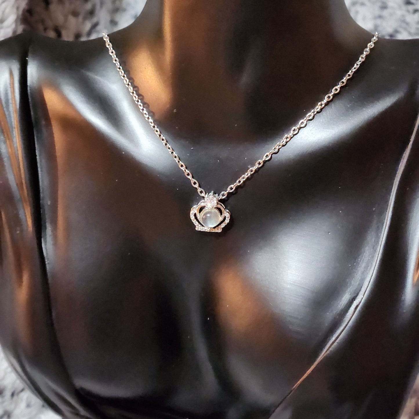 Labradorite Crown Necklace