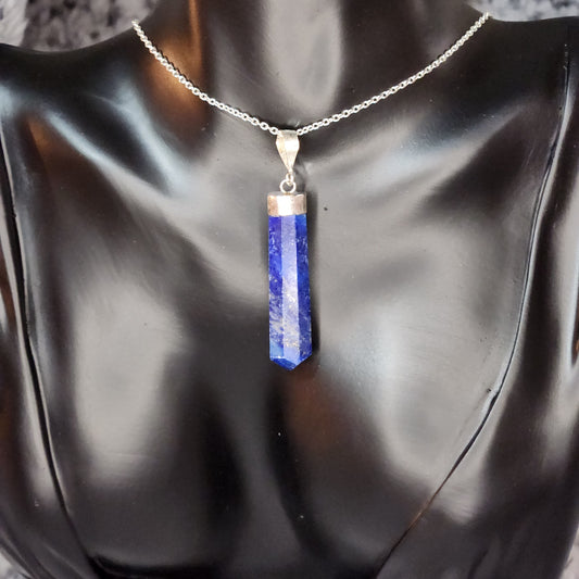 Lapis .925 Sterling Silver Necklace