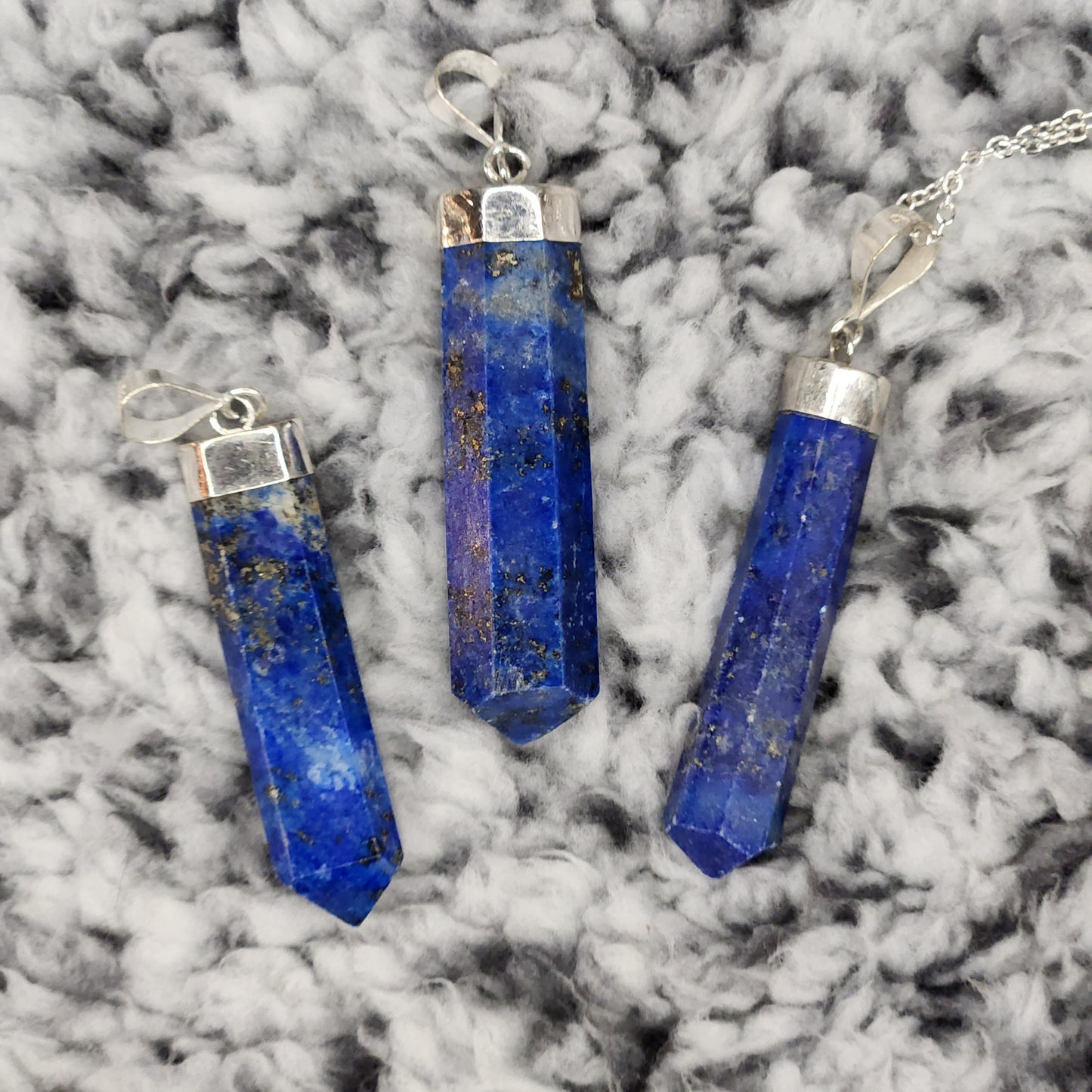 Lapis .925 Sterling Silver Necklace