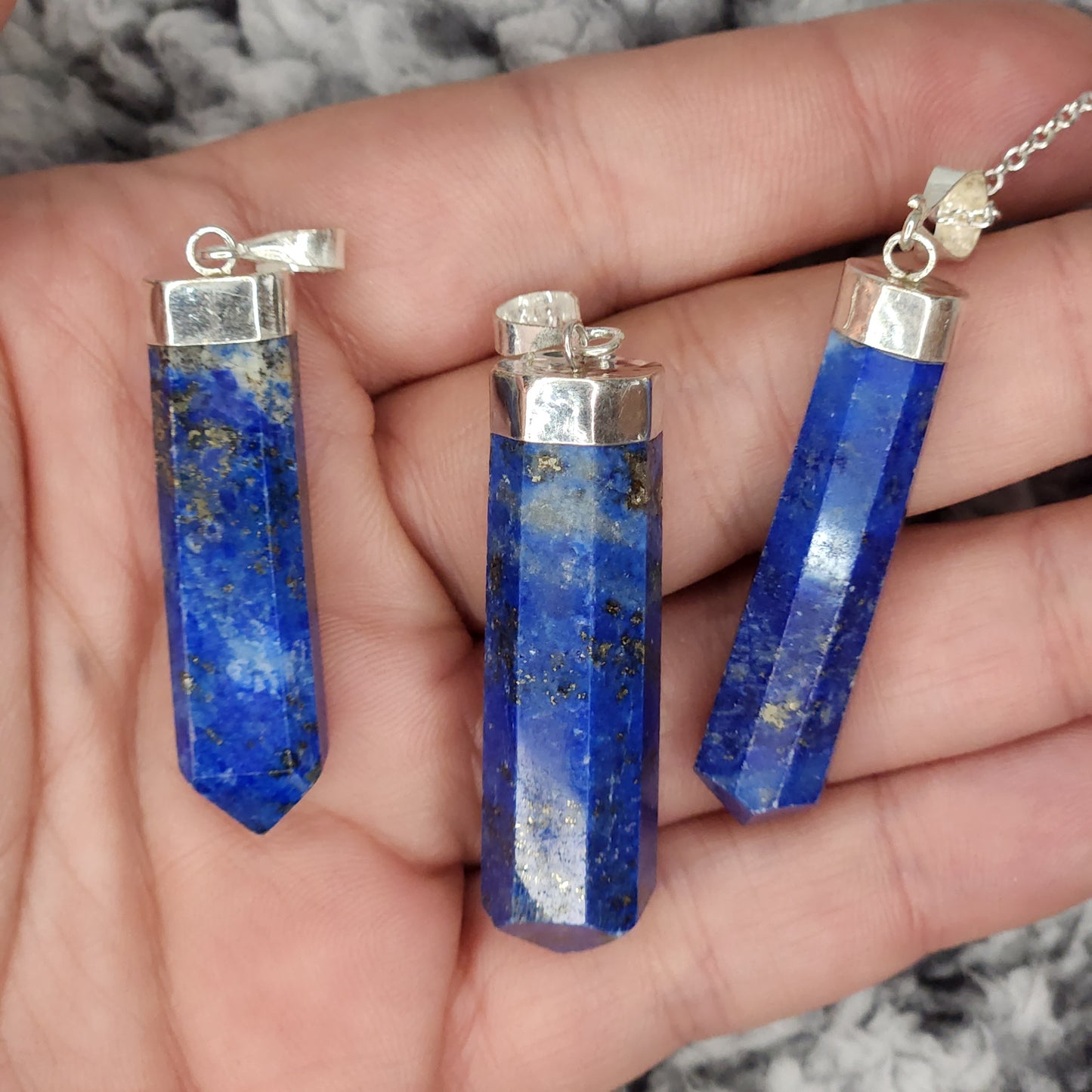 Lapis .925 Sterling Silver Necklace