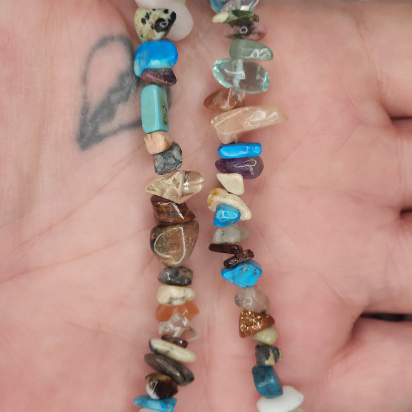 Assorted Stone Chip Necklace