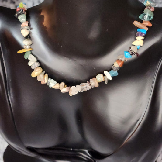 Assorted Stone Chip Necklace