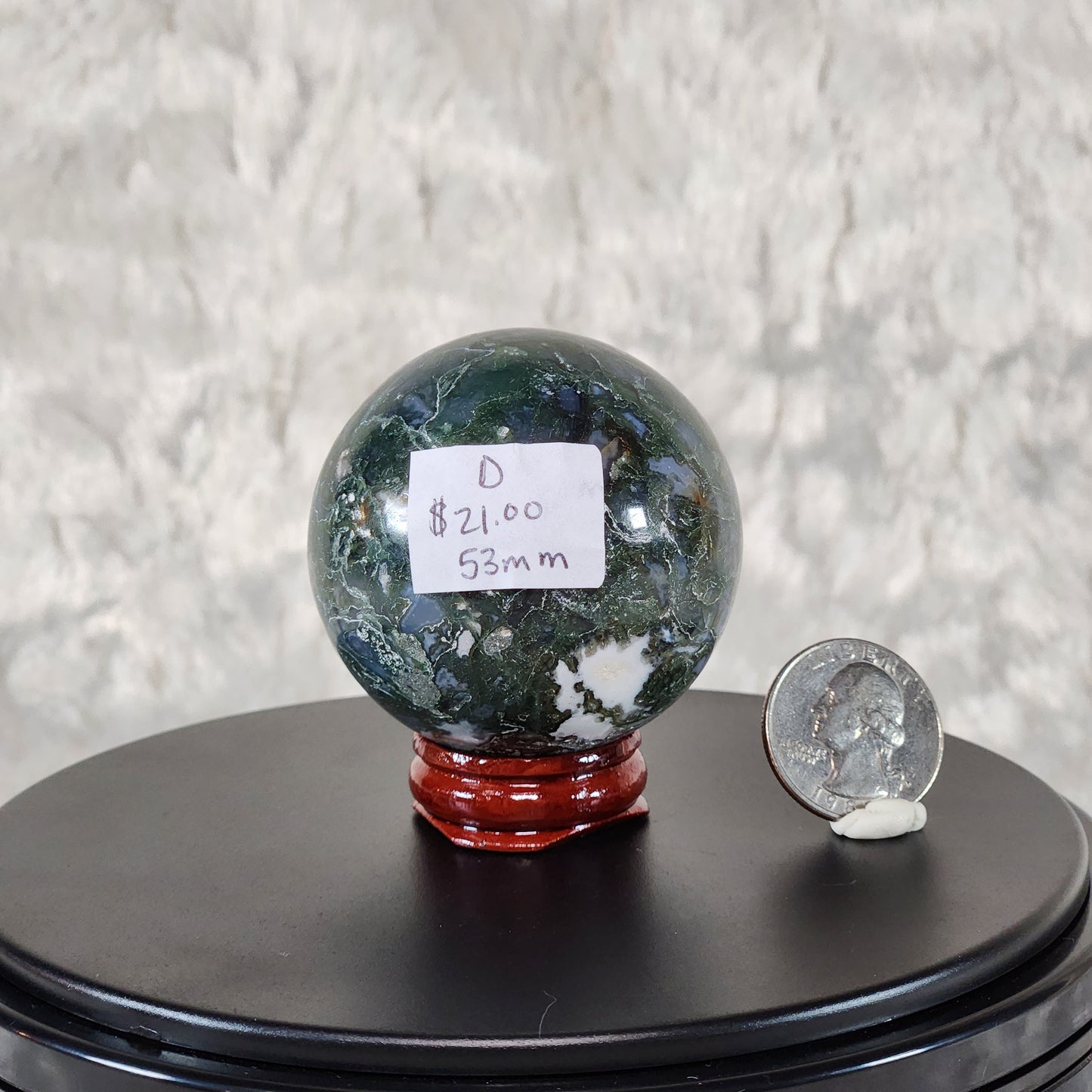 Moss Agate Sphere D