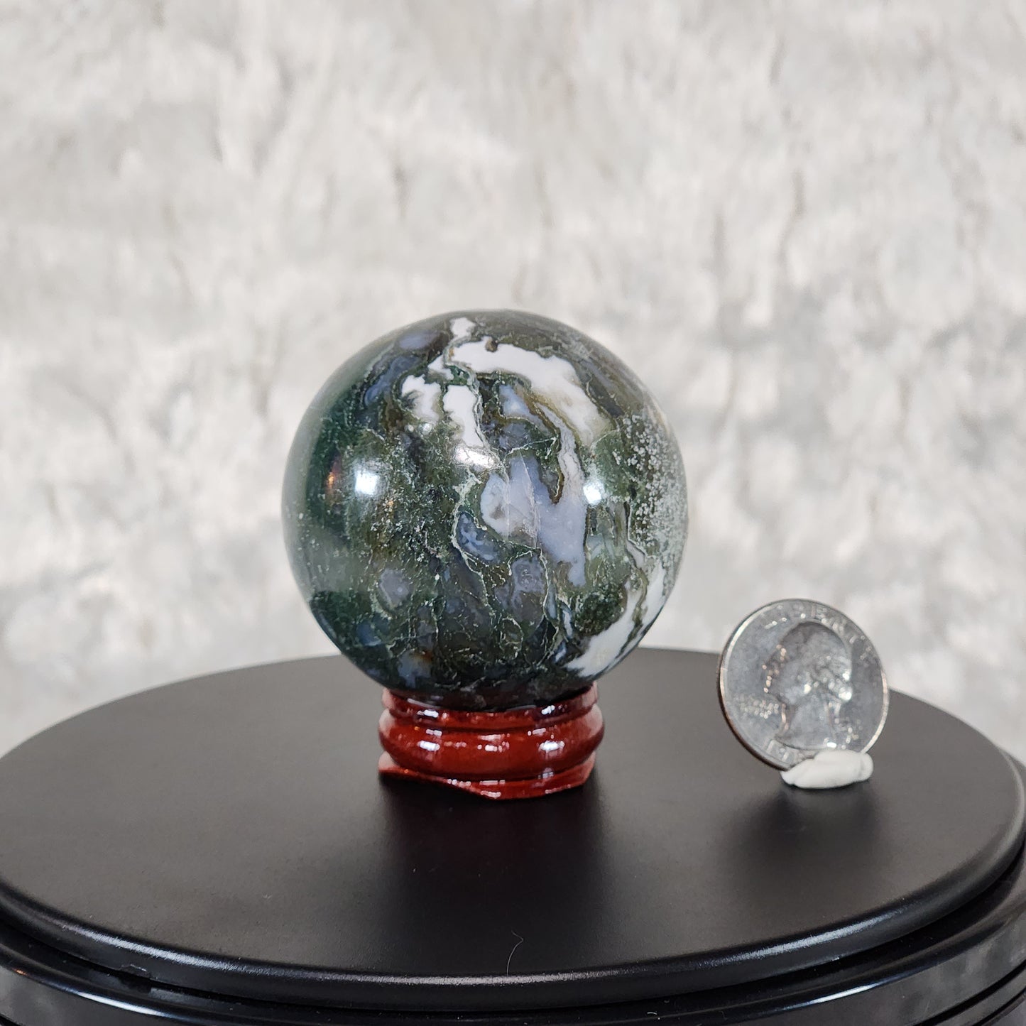 Moss Agate Sphere D