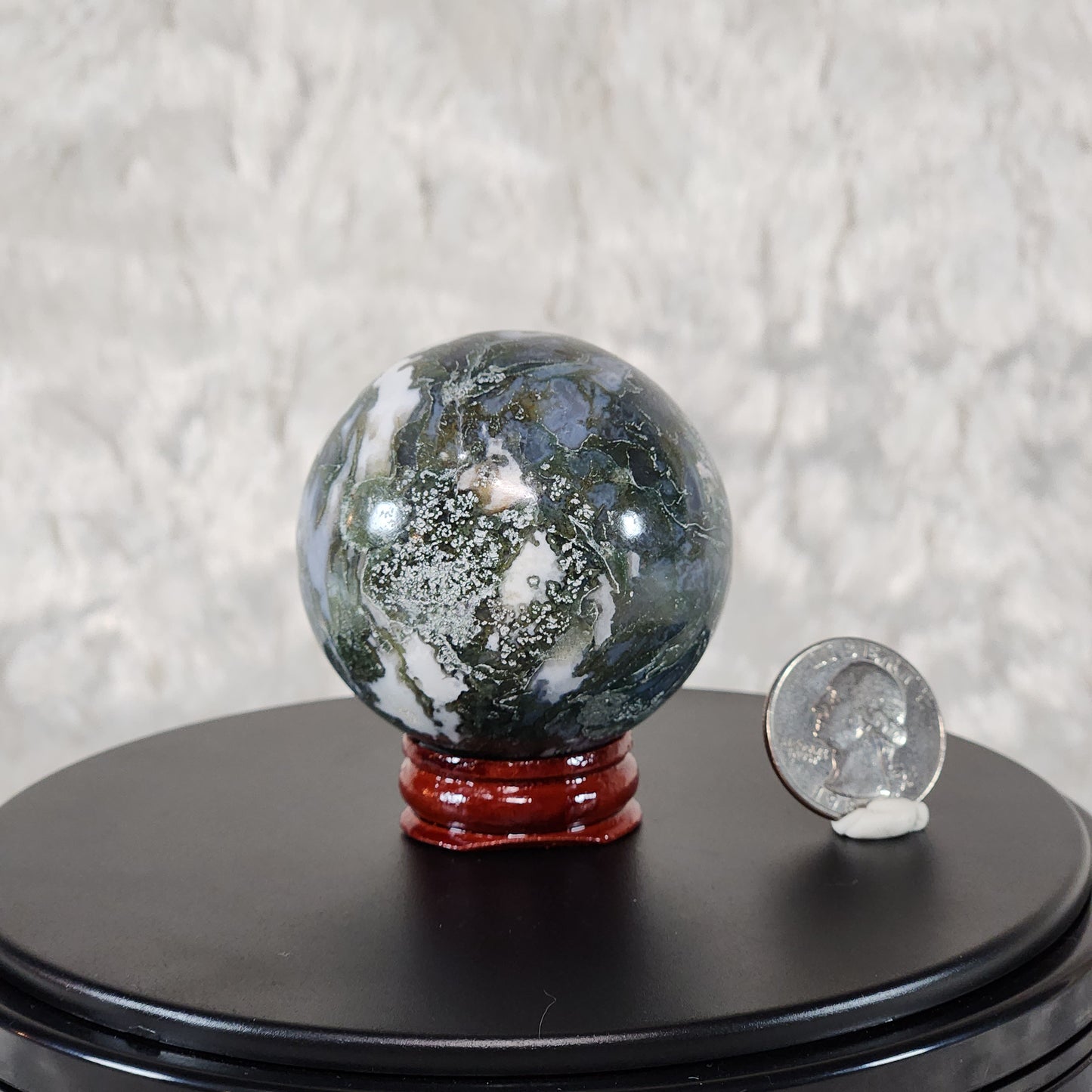 Moss Agate Sphere D