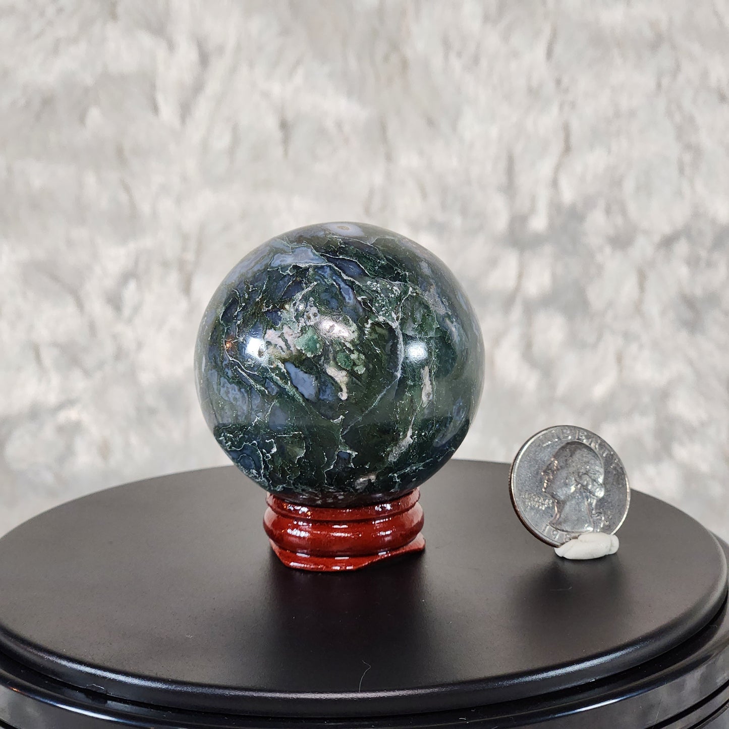 Moss Agate Sphere D