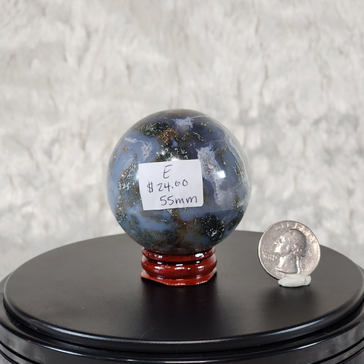 Moss Agate Sphere E