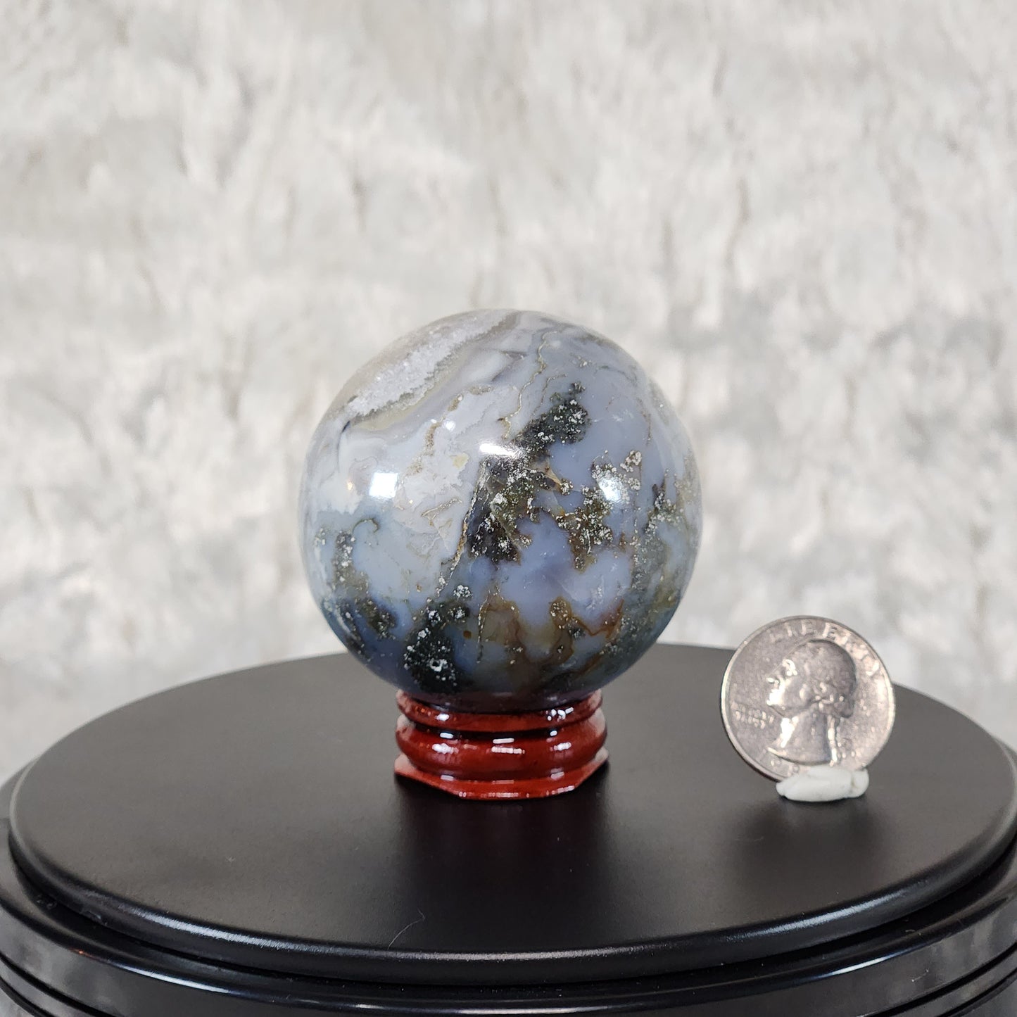 Moss Agate Sphere E