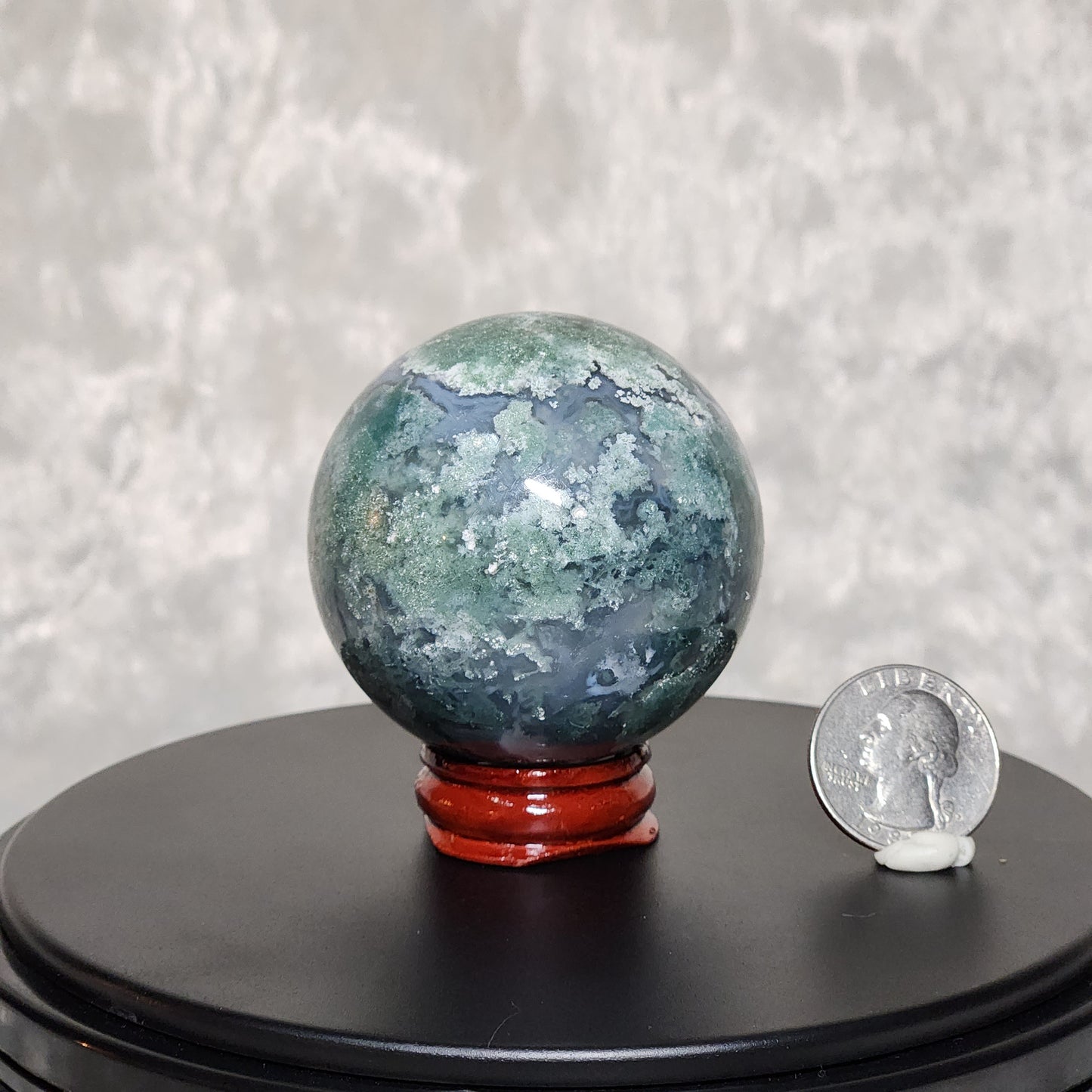 Moss Agate Sphere G