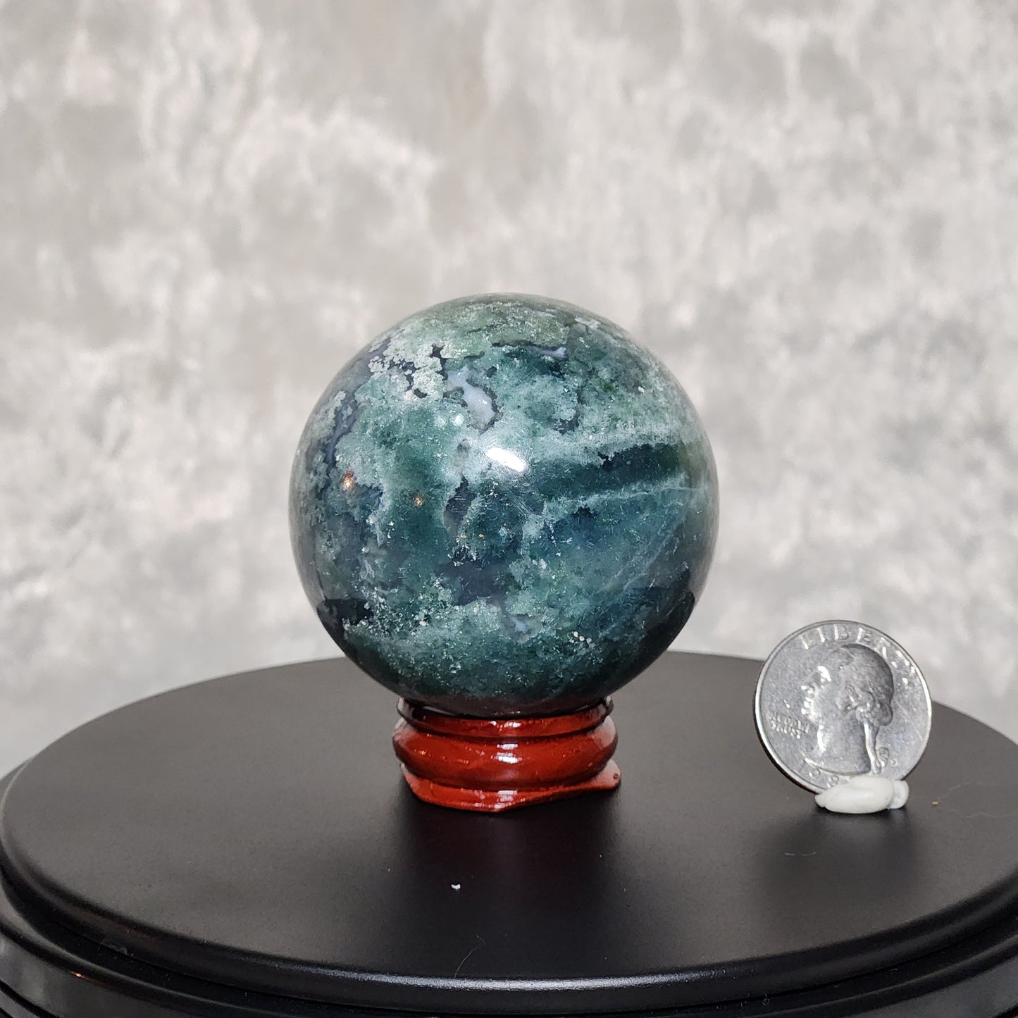 Moss Agate Sphere G