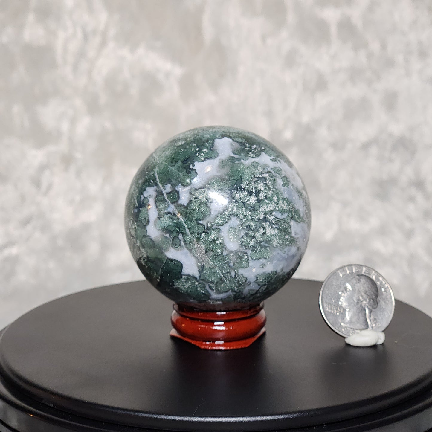 Moss Agate Sphere H