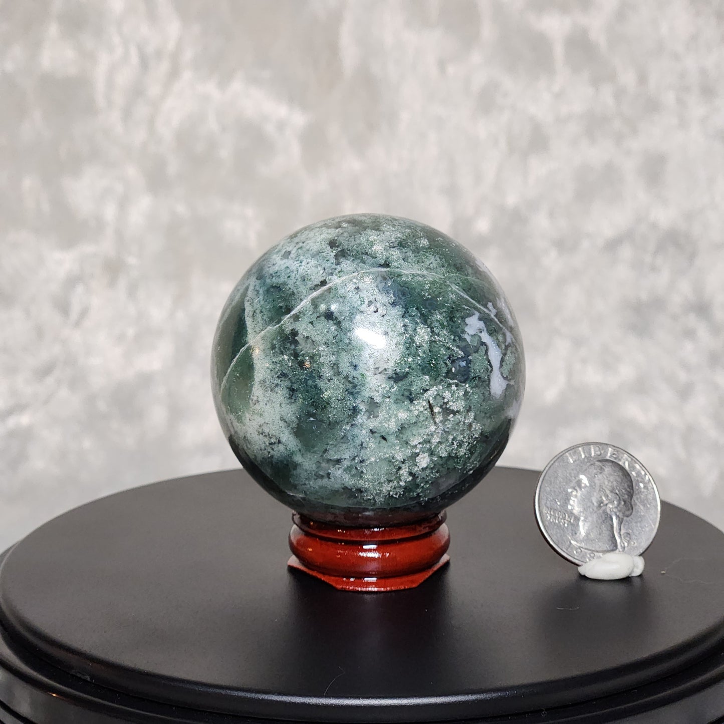 Moss Agate Sphere H