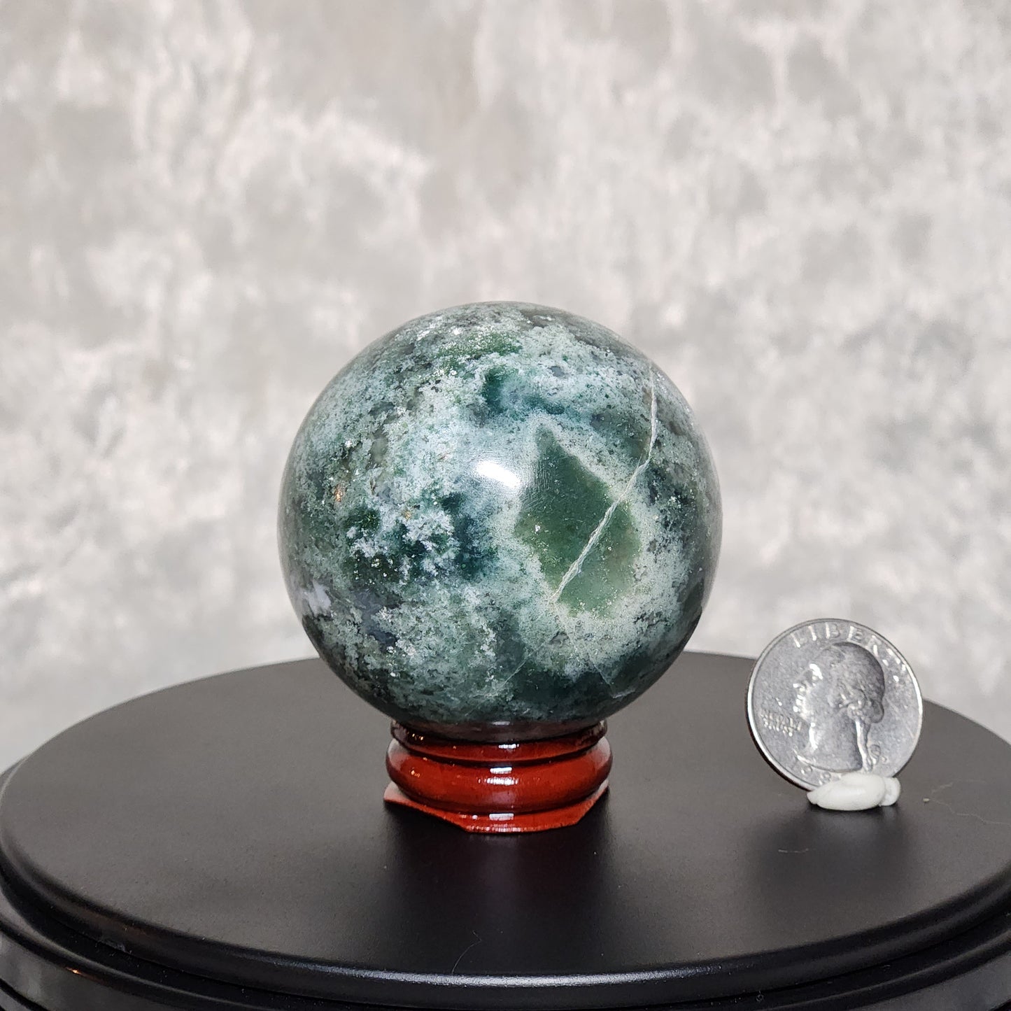 Moss Agate Sphere H