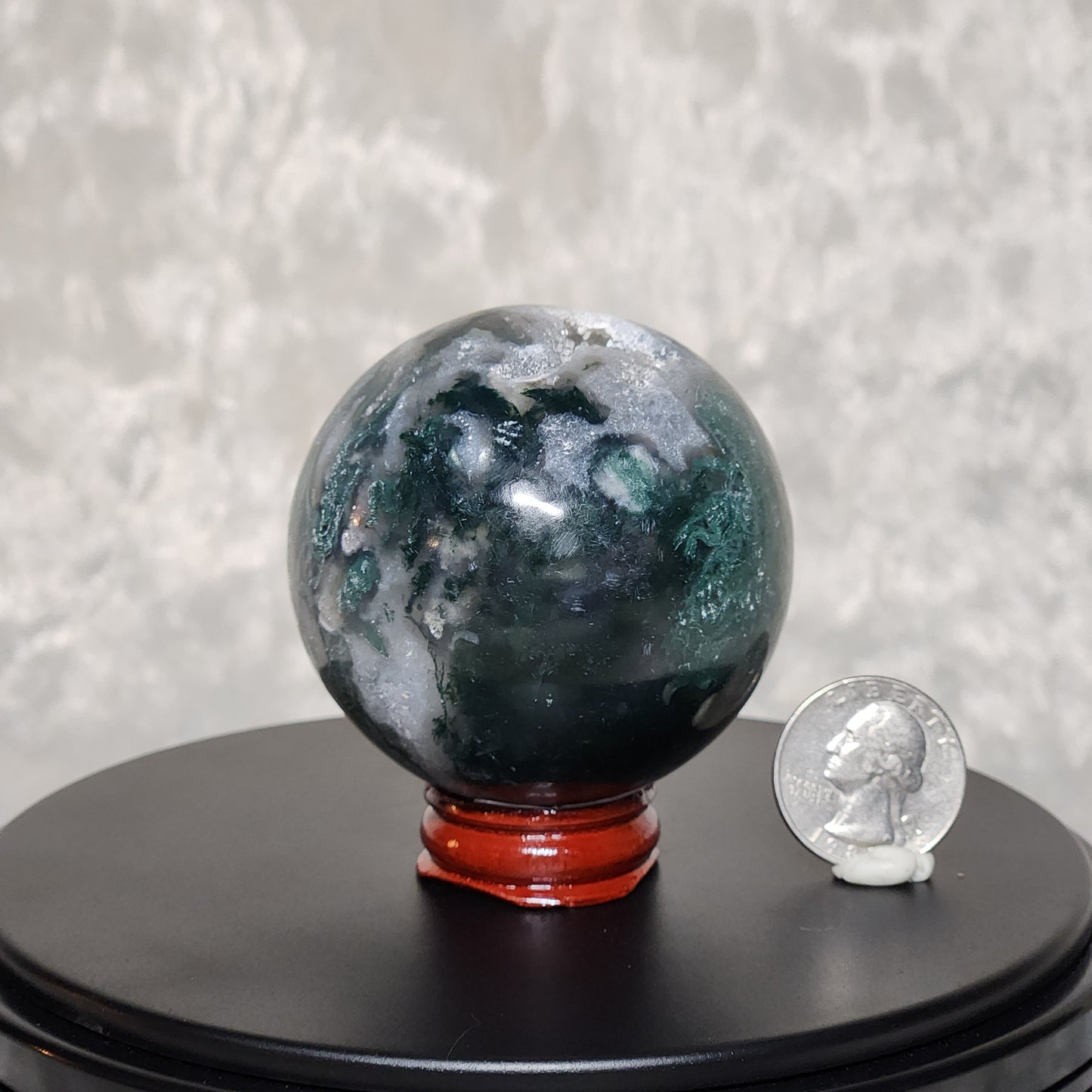 Moss Agate Sphere J