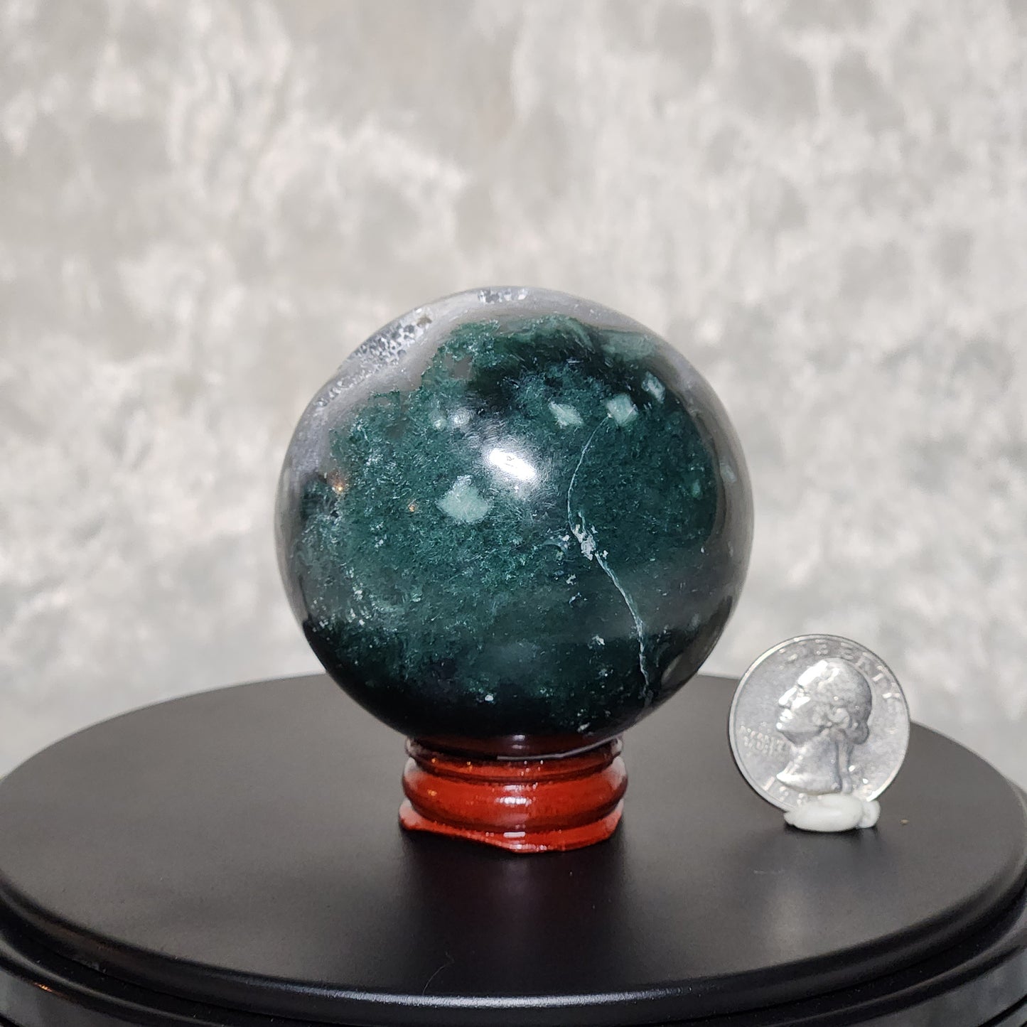 Moss Agate Sphere J