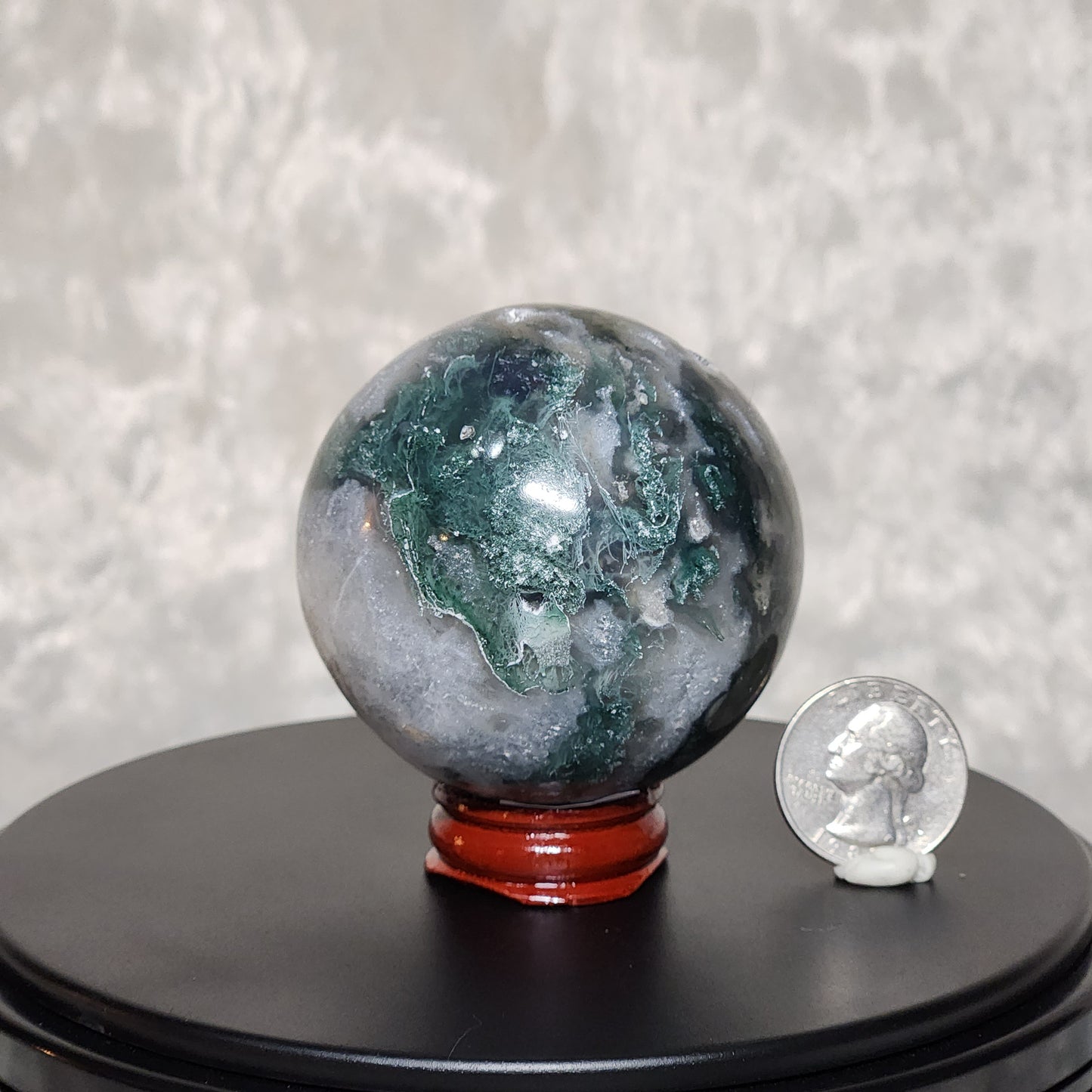 Moss Agate Sphere J