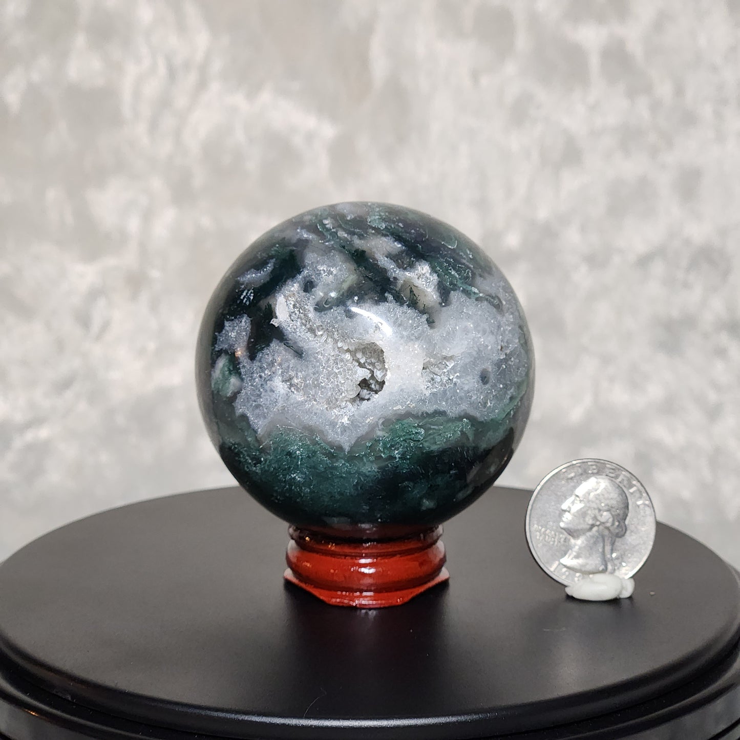 Moss Agate Sphere J