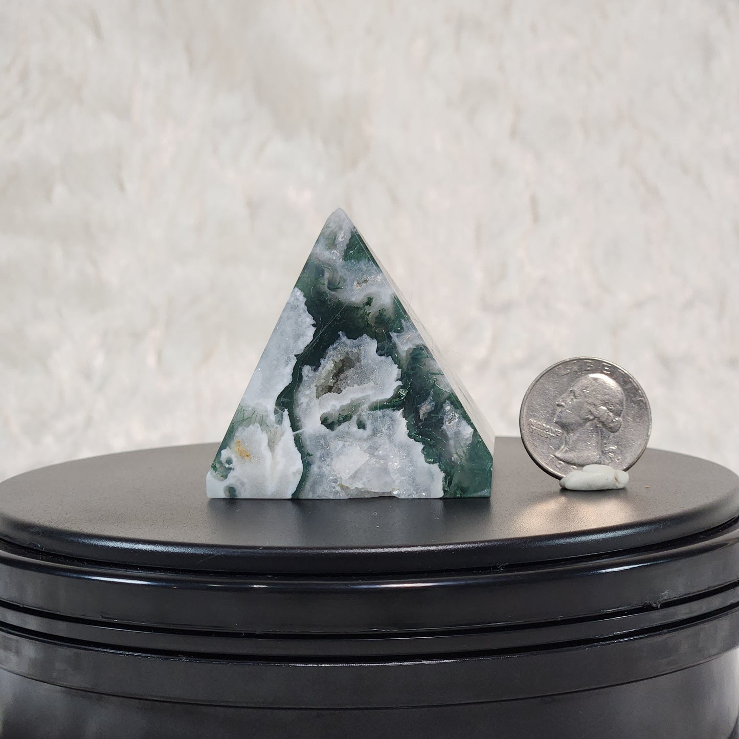 Moss Agate Pyramid A