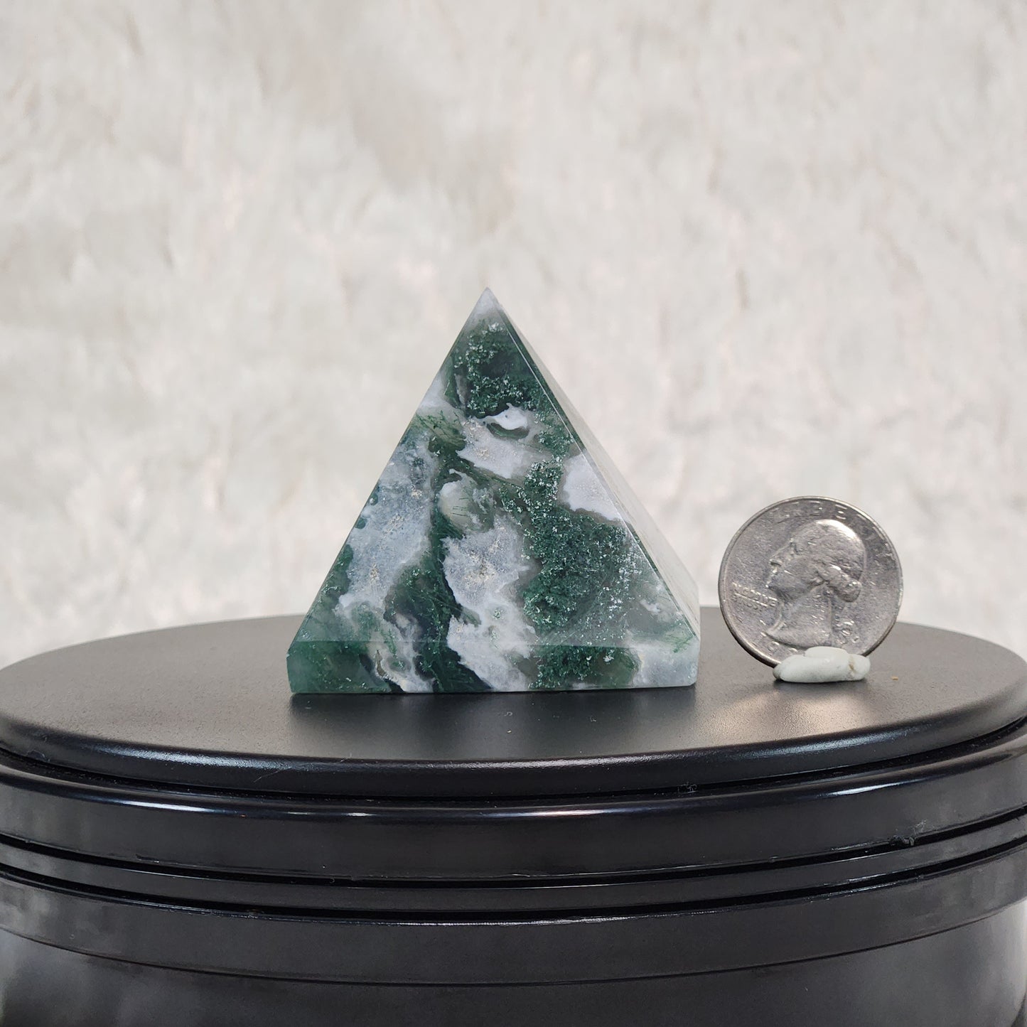 Moss Agate Pyramid A