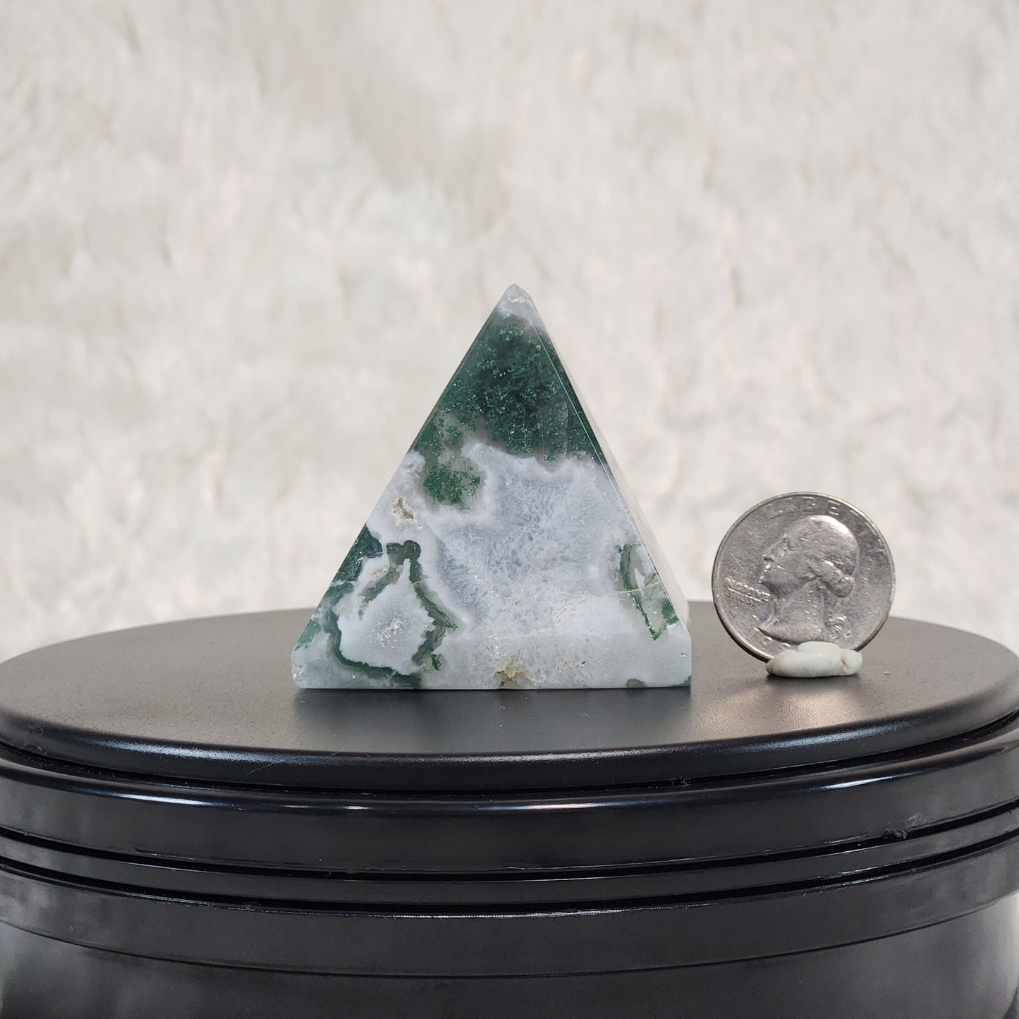 Moss Agate Pyramid A