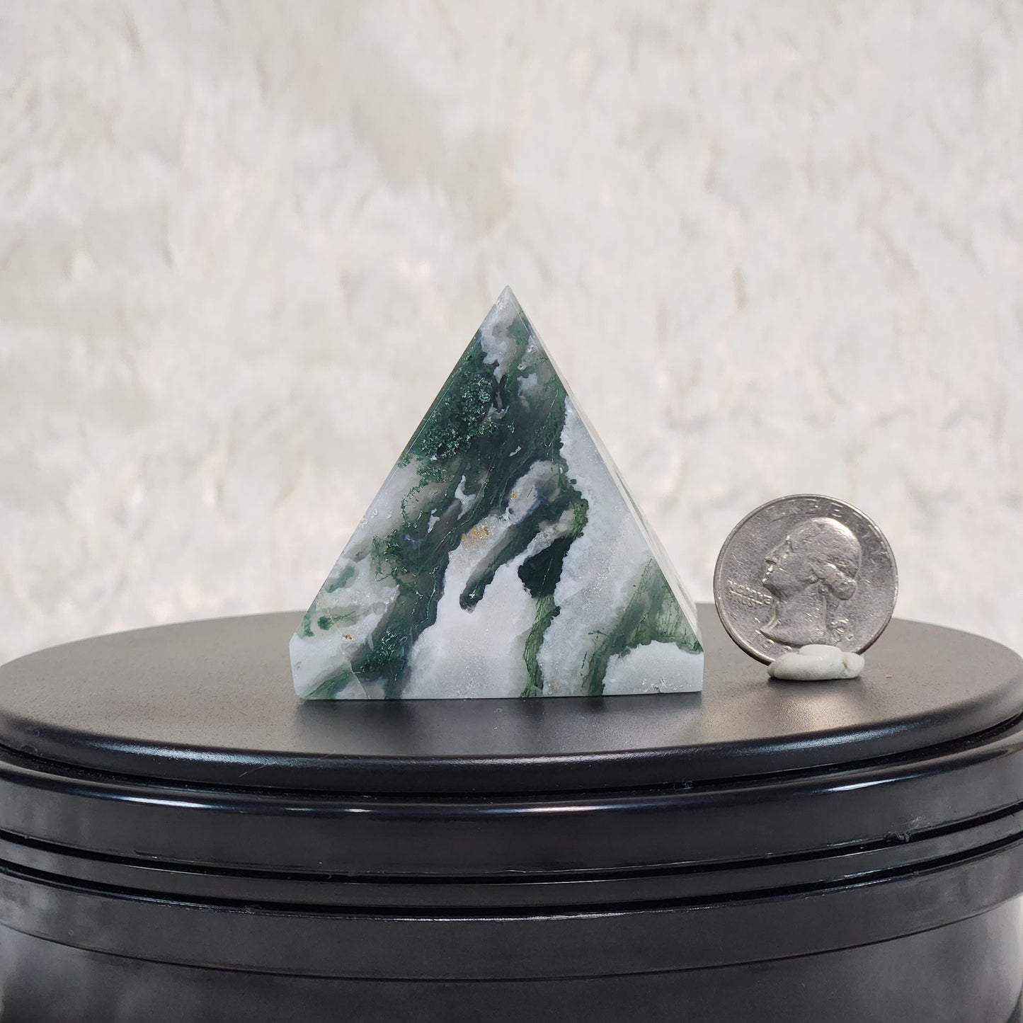 Moss Agate Pyramid A