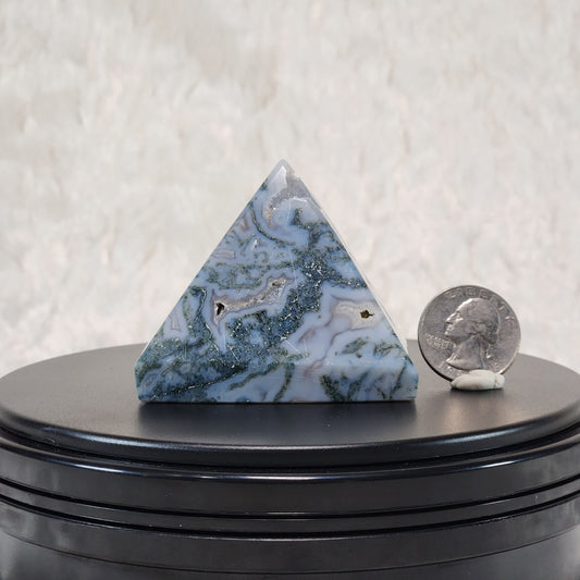 Moss Agate Pyramid D