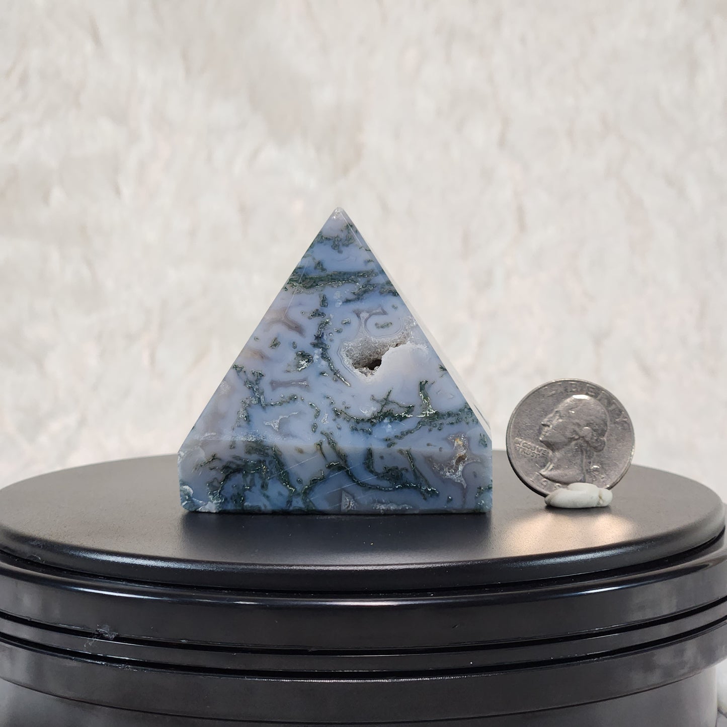 Moss Agate Pyramid E