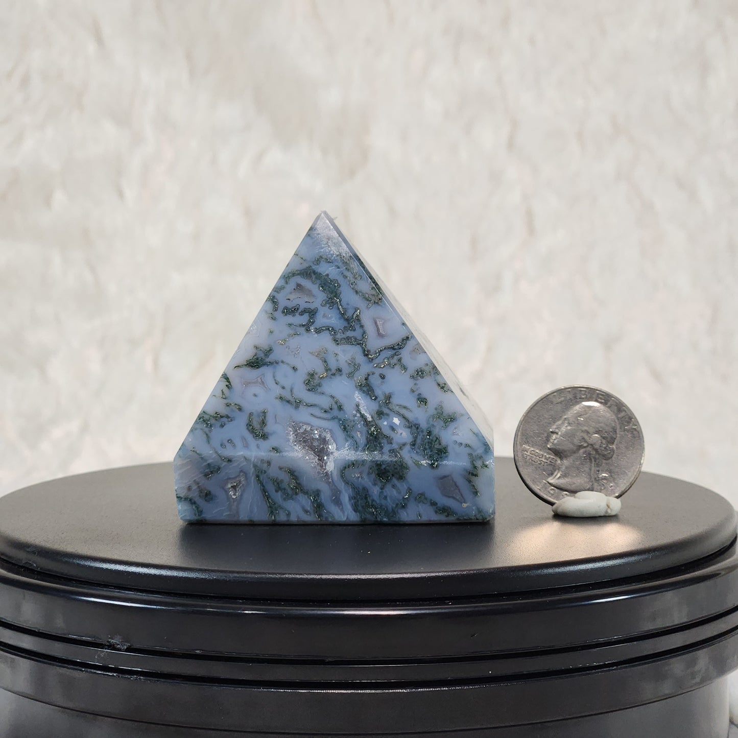 Moss Agate Pyramid E