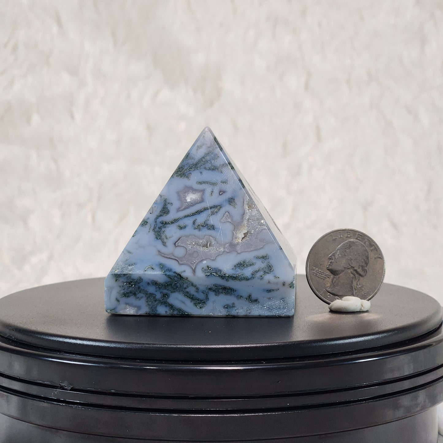 Moss Agate Pyramid E