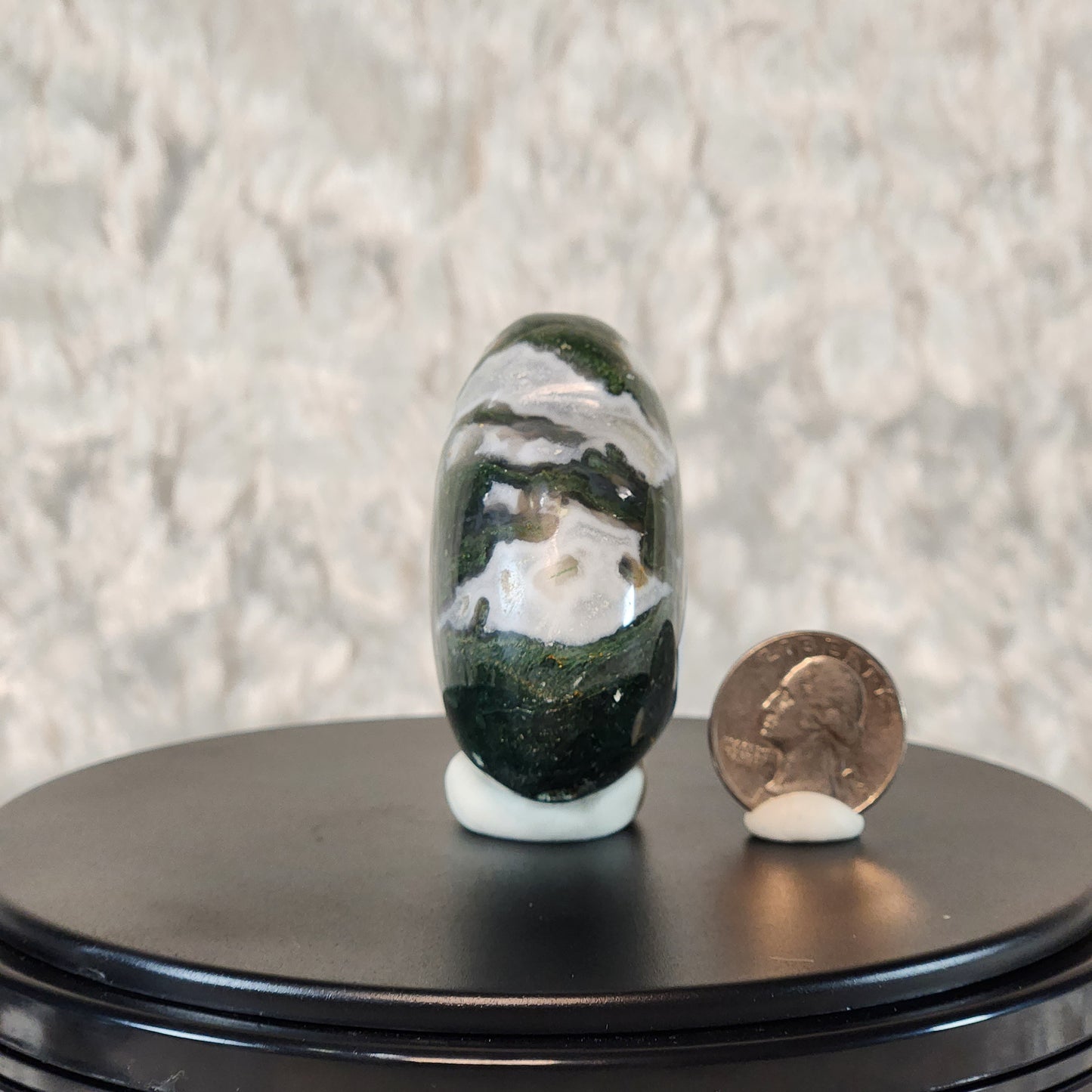 Moss Agate Heart D